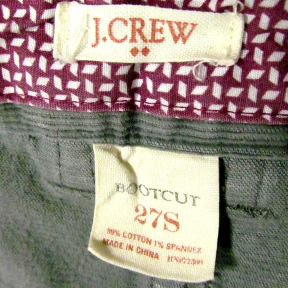 J. Crew Corduroy Jeans Pants Size 27 S Gray - Picture 3 of 5